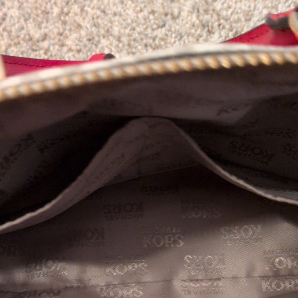 Michael Kors Pink and Cream Satchel - Picture 13 of 16